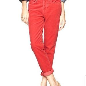 Gap Womens Orange Corduroy Jeans